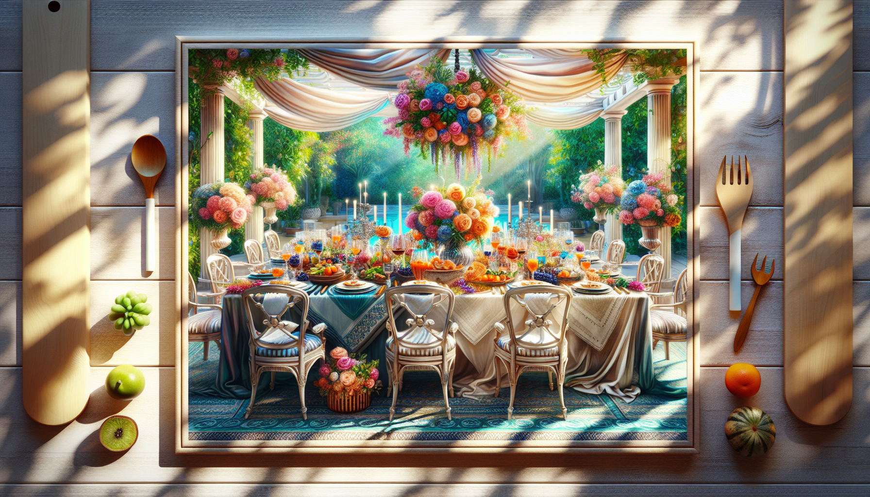 Table de fête d’été : des idées pour une décoration colorée